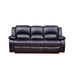 HomeBeyond Dowdle 3 Piece Living Room Set in Black - HomeBeyond