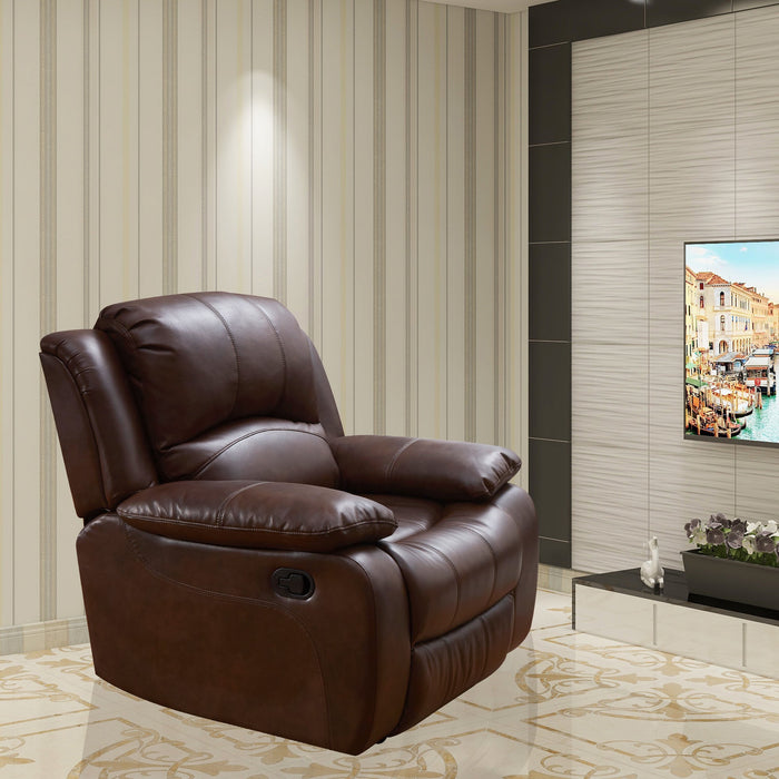 HomeBeyond Dowdle 3 Piece Living Room Set in Black - HomeBeyond