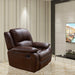 HomeBeyond Dowdle 3 Piece Living Room Set in Black - HomeBeyond