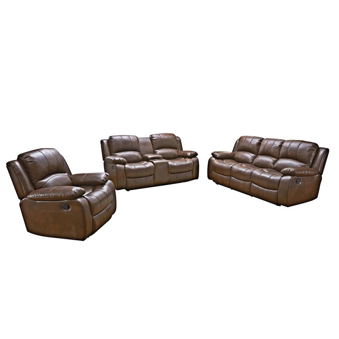 HomeBeyond Dowdle 3 Piece Living Room Set in Black - HomeBeyond