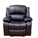 HomeBeyond Dowdle 3 Piece Living Room Set in Black - HomeBeyond