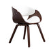 HomeBeyond Mid-Century Style Butterfly Dining Chair and Walnut Wood Finish UC-7G/W - HomeBeyond