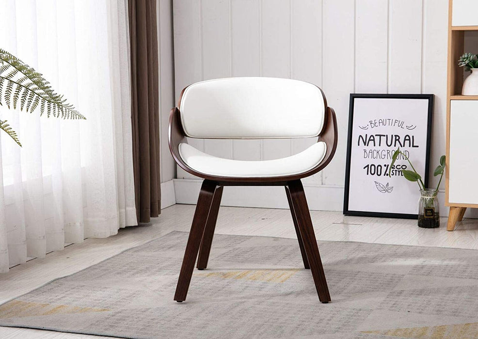 HomeBeyond Mid-Century Style Butterfly Dining Chair and Walnut Wood Finish UC-7G/W - HomeBeyond