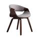 HomeBeyond Mid-Century Style Butterfly Dining Chair and Walnut Wood Finish UC-7G/W - HomeBeyond