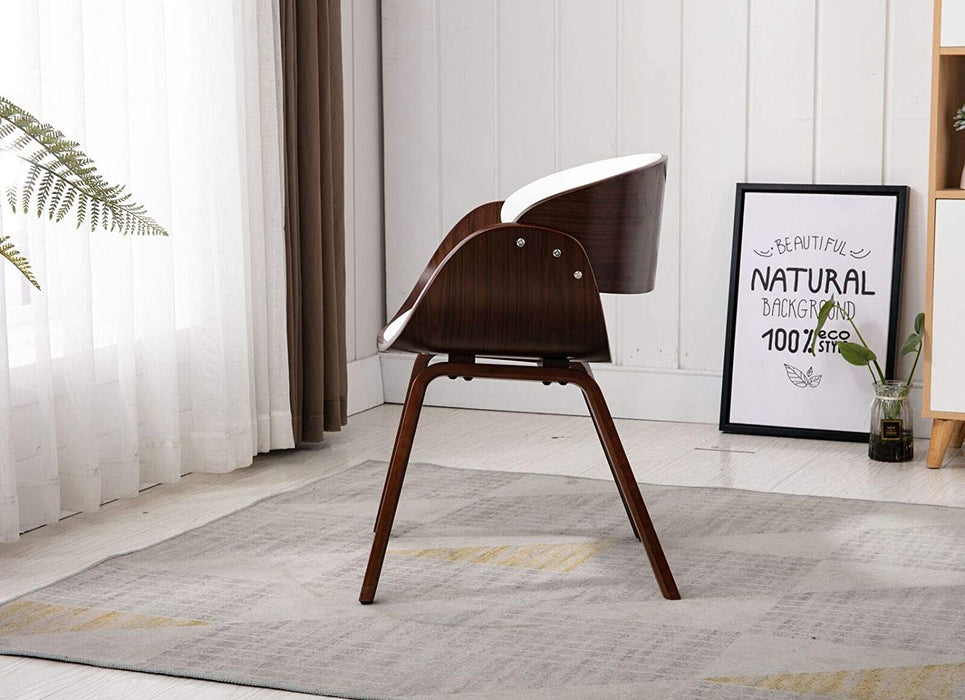 HomeBeyond Mid-Century Style Butterfly Dining Chair and Walnut Wood Finish UC-7G/W - HomeBeyond