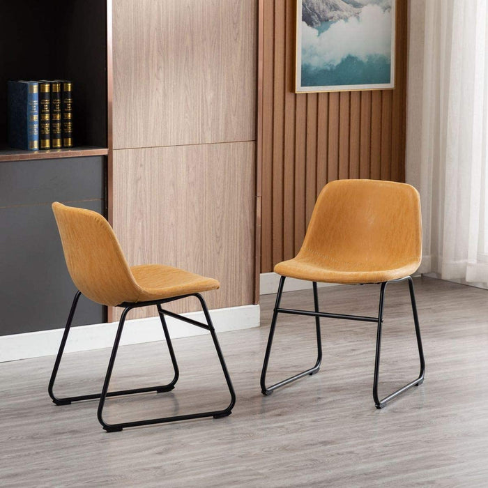 Used leather dining 2025 chairs