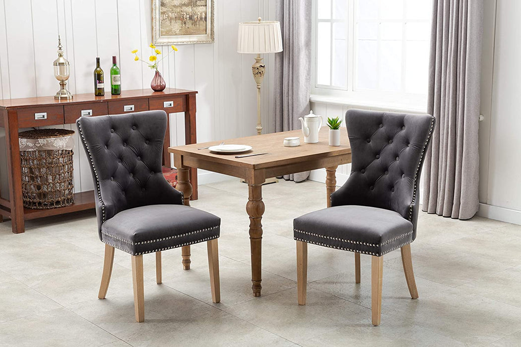 Fabric chair dining set deals