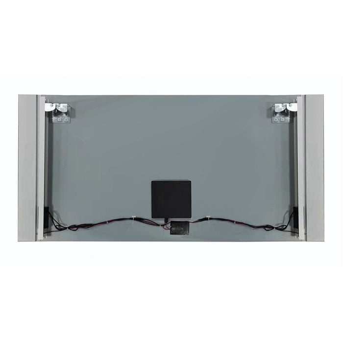 Large LED Lighted Bathroom Vanity Wall Mirror with Dual Touch Sensor and Bluetooth - HomeBeyond