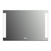 Large LED Lighted Bathroom Vanity Wall Mirror with Dual Touch Sensor and Bluetooth - HomeBeyond