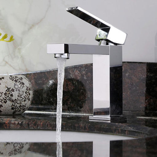 Modern Single Handle Bathroom Faucet - HomeBeyond