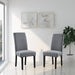 Parsons Upholstered Dining Chair Modern Accent Chair Living Room Armless Side Chair - HomeBeyond