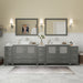 Ravenna 108" Double Sink Bathroom Vanity Combo Set - HomeBeyond