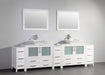 Ravenna 108" Double Sink Bathroom Vanity Combo Set - HomeBeyond
