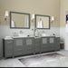 Ravenna 108" Double Sink Bathroom Vanity Combo Set - HomeBeyond