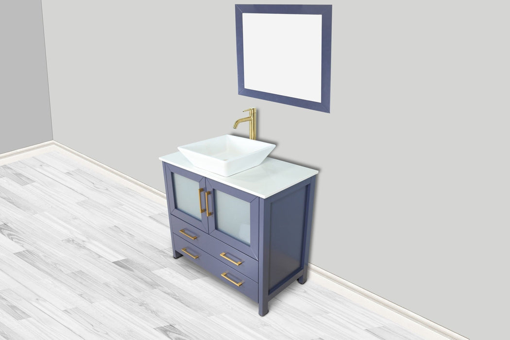 Ravenna 36" Single Sink Bathroom Vanity Combo Set - HomeBeyond