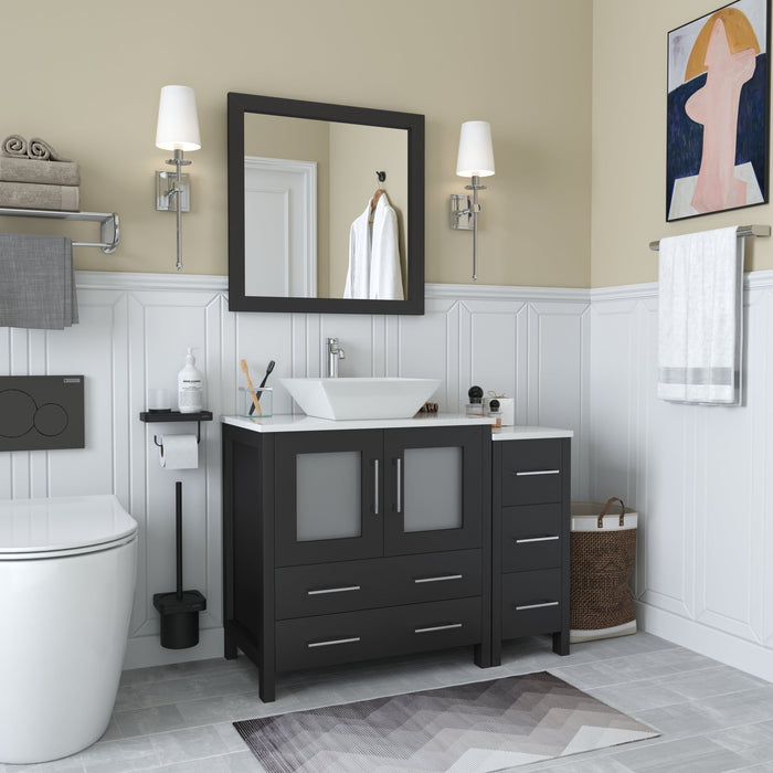 Ravenna 42" Single Sink Bathroom Vanity Combo Set - HomeBeyond