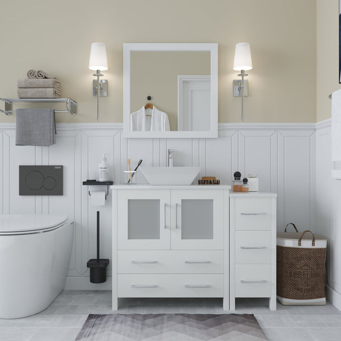 Ravenna 42" Single Sink Bathroom Vanity Combo Set - HomeBeyond