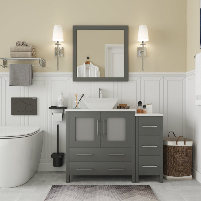 Ravenna 42" Single Sink Bathroom Vanity Combo Set - HomeBeyond