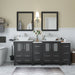 Ravenna 72" Double Sink Bathroom Vanity Combo Set - HomeBeyond