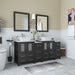 Ravenna 72" Double Sink Bathroom Vanity Combo Set - HomeBeyond