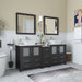 Ravenna 72" Double Sink Bathroom Vanity Combo Set - HomeBeyond