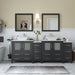 Ravenna 84" Double Sink Bathroom Vanity Combo Set - HomeBeyond