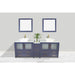 Ravenna 84" Double Sink Bathroom Vanity Combo Set - HomeBeyond