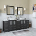 Ravenna 84" Double Sink Bathroom Vanity Combo Set - HomeBeyond