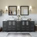 Ravenna 84" Double Sink Bathroom Vanity Combo Set - HomeBeyond