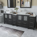 Ravenna 84" Double Sink Bathroom Vanity Combo Set - HomeBeyond