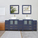 Ravenna 96" Double Sink Bathroom Vanity Combo Set - HomeBeyond