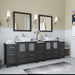 Ravenna 96" Double Sink Bathroom Vanity Combo Set - HomeBeyond