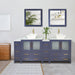 Ravenna 96" Double Sink Bathroom Vanity Combo Set - HomeBeyond