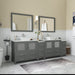 Ravenna 96" Double Sink Bathroom Vanity Combo Set - HomeBeyond