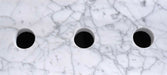 Savona 24" Single Sink 3-Hole Bathroom Vanity Set Carrara Marble Stone Top - HomeBeyond