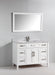 Savona 48" Single Sink Bathroom Vanity Set Carrara Marble Stone Top - HomeBeyond