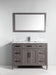 Savona 60" Single Sink Bathroom Vanity Set Carrara Marble Stone Top - HomeBeyond