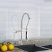 Single-handle high arc pull-down kitchen faucet VA88501B3 - HomeBeyond