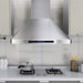 Stainless Steel Range Hood with Heat Sensor Automation Wall Mounted 30-Inch - HomeBeyond