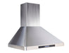 Stainless Steel Range Hood with Heat Sensor Automation Wall Mounted 30-Inch - HomeBeyond