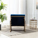 Tufted Velvet Upholstered Beques Accent Chair for Living Room Bedroom - HomeBeyond