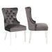 Tufted Velvet Wingback Dining Chairs Set of 2 Pcs - HomeBeyond