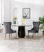 Tufted Velvet Wingback Dining Chairs Set of 2 Pcs - HomeBeyond