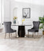 Tufted Velvet Wingback Dining Chairs Set of 2 Pcs - HomeBeyond