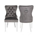 Tufted Velvet Wingback Dining Chairs Set of 2 Pcs - HomeBeyond