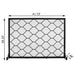 Vanity Art 1-Panel Iron Fireplace Screen | Heavy-Duty and Heat-Resistant Indoor Single Panel Geometric Pattern Iron Fireplace Screen with 29.33-inch Height, Black, MLT3026FP-BK - HomeBeyond