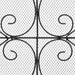 Vanity Art 2 Panel Iron Fireplace Screen | Heavy-Duty and Heat-Resistant Elegant 2 Panel Unique Pattern Iron Fireplace Screen with 31.1-inch Height, Black, MLT2077FP-BK - HomeBeyond