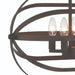 Vanity Art 4 Candle Light 60 Watts Unique Statement Chandelier Lighting | Modern Hanging Ceiling Lights Fixtures for Dining Room Living Room Bed Room, Kitchen, Oil Rubbed Bronze, SJR30104ORB - HomeBeyond