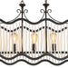 Vanity Art 4-Light Kitchen Island Geometric Pendant, Modern Hanging Lighting, Ceiling Lights Fixtures for Dining Room Living Room, Kitchen - HomeBeyond