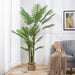 Vanity Art 72.44-inches Artificial Palm Plant in Pot | Stems Real Touch Artificial Faux Trees, Large Faux Potted Tropical Plant for Indoor or Outdoor Decoration, MLTGP-3327GR, (Set of 2) - HomeBeyond
